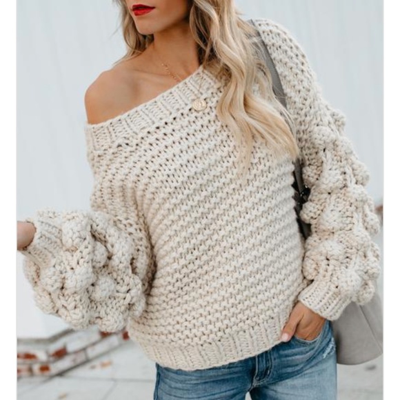 S. the Widow Sweaters - AGATHA Chunky Knit Sweater